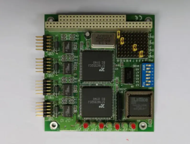 Advantech PCM-3640 4 portos RS-232 soros kártya