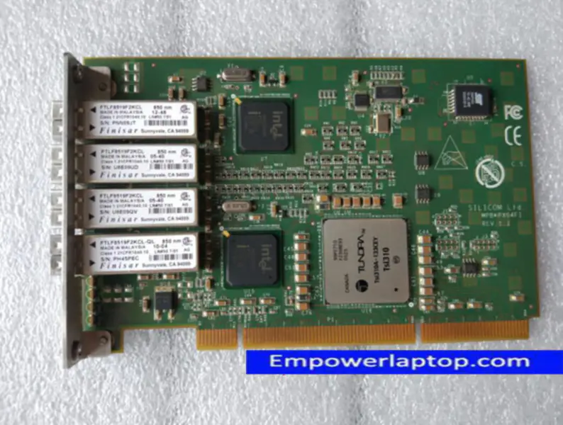 SILICOM PXG4FI QUAD Port Fiber(SX) Gigabit Ethernet PCI-X SZERVER ADAPTER