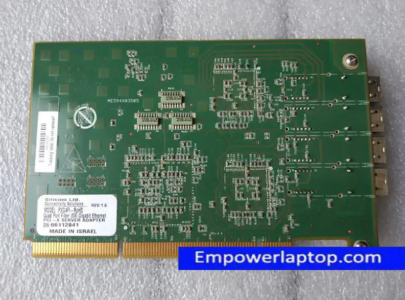 SILICOM PXG4FI QUAD Port Fiber(SX) Gigabit Ethernet PCI-X SZERVER ADAPTER