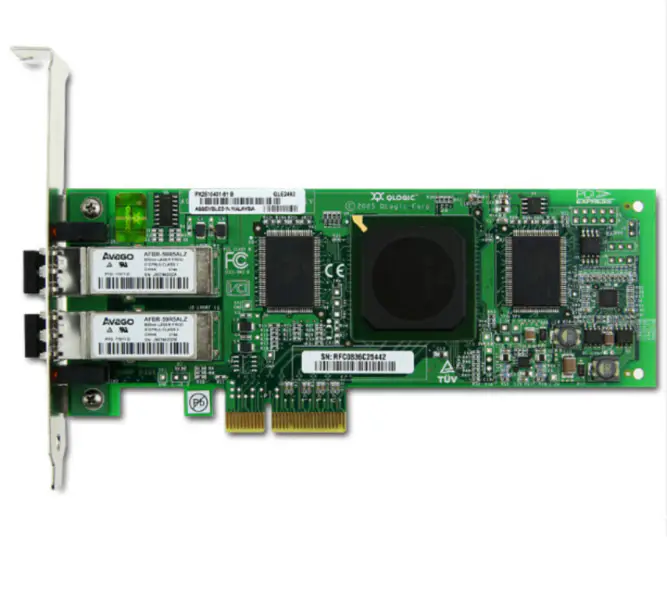 QLogic QLE2462 4 GB-os HBA kártya PCI-E szálcsatorna-kártya