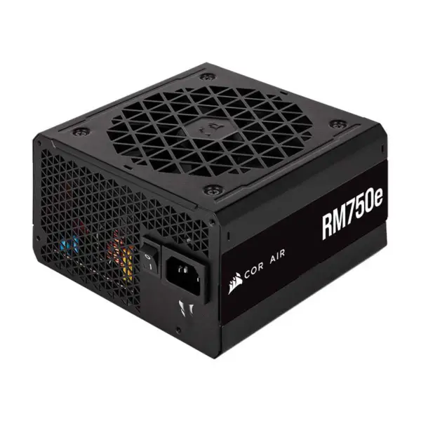Cors Air Pc tápegységek Rm750e 750w tápegység arany teljes modul alacsony zajszintű ventilátor Start Stop intelligens ébresztés Rps0147