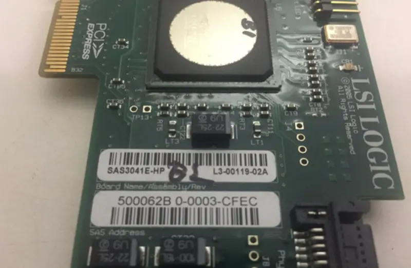LSI SAS3041E-HP 4 portos PCI-E 4X SAS SAS SATA2 SATA tömbkártya