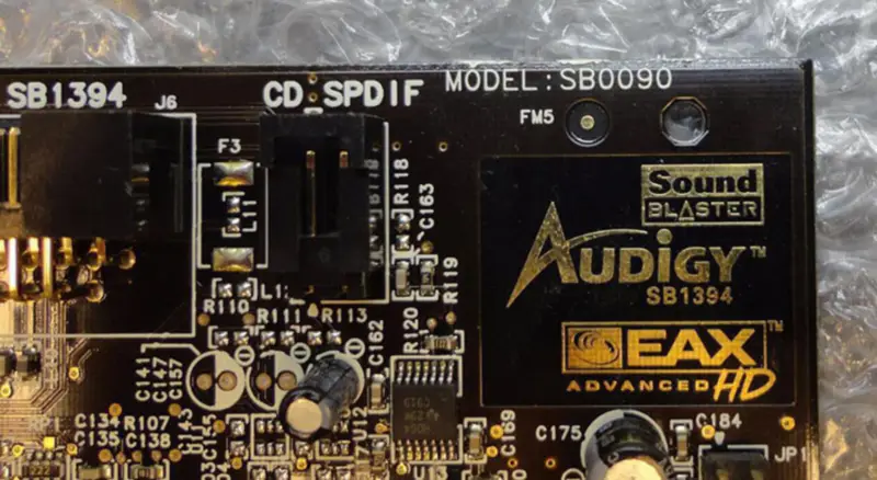 Creative Sound Blaster Audigy SB0090 5.1 csatornás PCI hangkártya