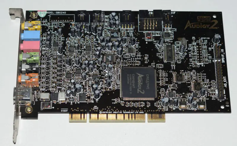 Creative Sound Blaster Audigy 2 SB0240 7.1 csatornás PCI hangkártya