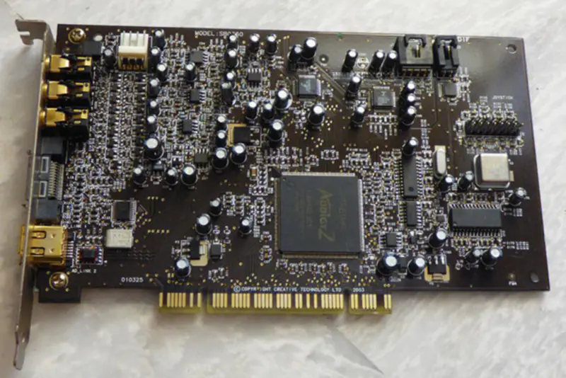 Creative Sound Blaster Audigy 2 SB0360 7.1 csatornás PCI hangkártya