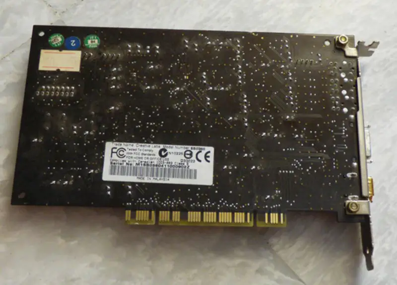 Creative Sound Blaster Audigy 2 SB0360 7.1 csatornás PCI hangkártya