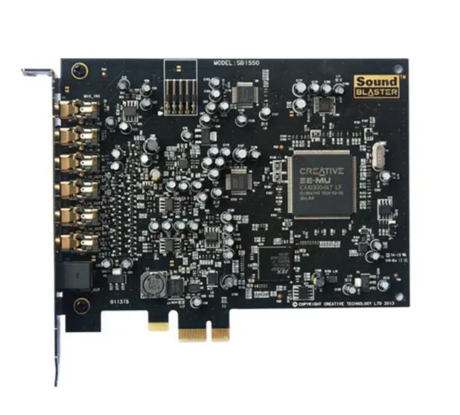 Creative Sound Blaster Audigy5 SB1550 hangkártya A5 7.1 PCI-E 1x 1x
