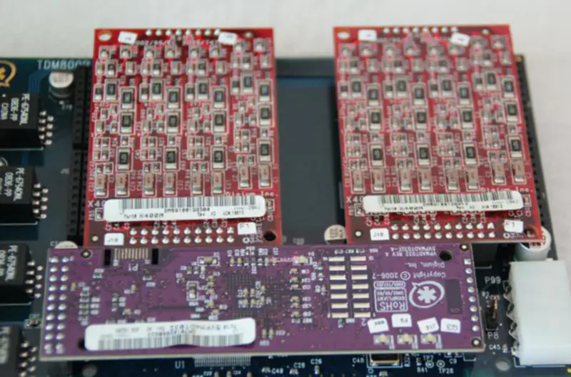 Digium TDM800P alaplap