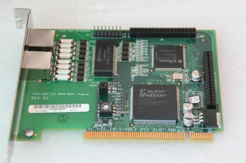 Digium Wildcard TE205P Dual Port ISDN PCI kártya ipari alaplap