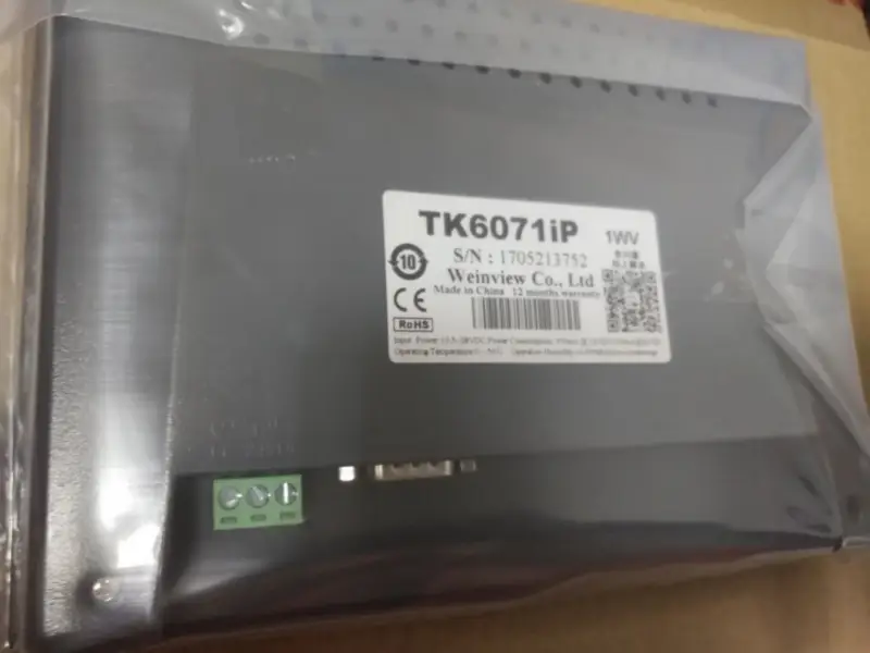 Weinview TK6071IP érintőképernyős kezelőpanel