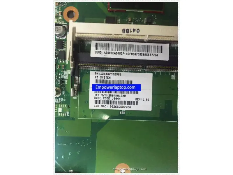 Toshiba V000185550 L500 L505 laptop alaplap