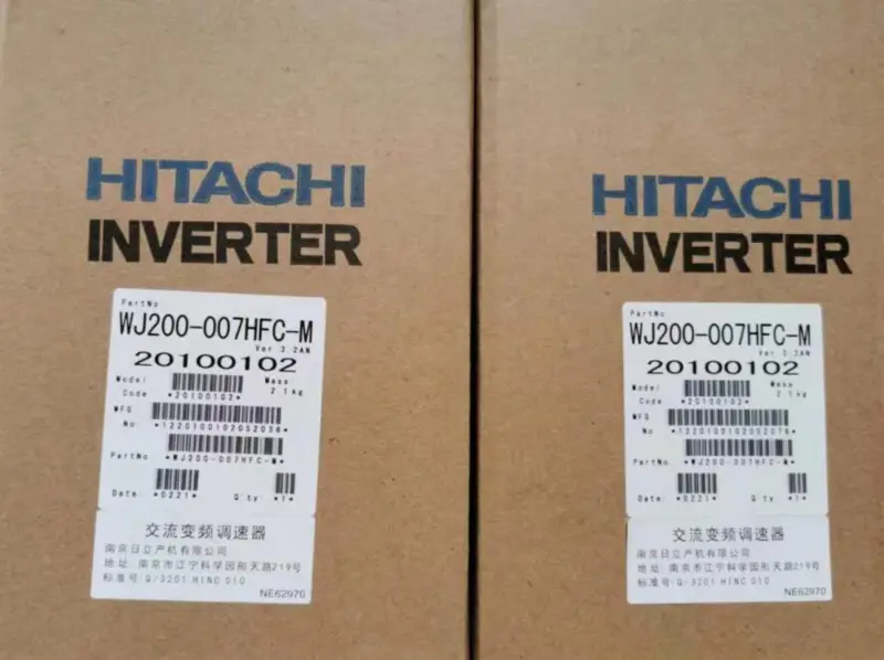 HITACHI INVERTER WJ200-007HFC-M 0.75KW ÚJ