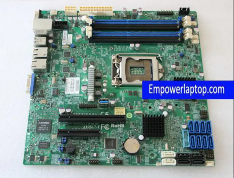 Supermicro X10SL7-F C222 LGA 1150 egyszemélyes szerver alaplap V2 V3 V4 CPU SAS támogatással