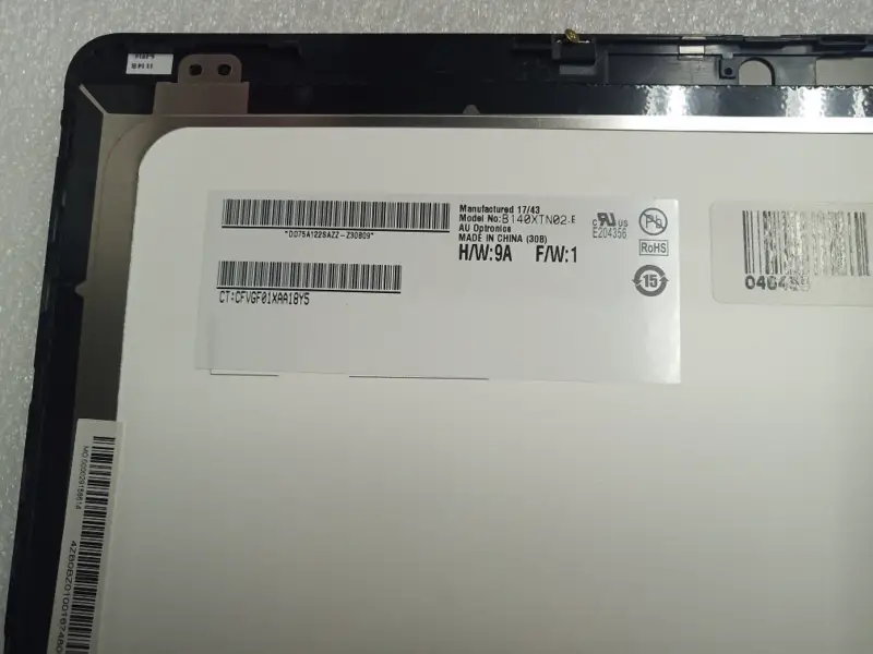 Majdnem új HP X360 14-BA 14-CD B140XTN02.E LCD-egység érintőképernyővel