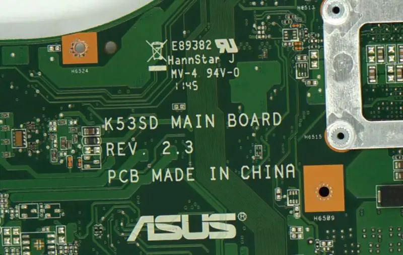 Asus X53E alaplap