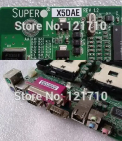 Supermicro X5DAE REV 1.2 dual 604 foglalat Ipari berendezések alaplapja