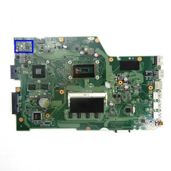 Asus X751LJ I3-5010 CPU 4GB RAM alaplap ASUS X751L R752L-hez ASUS X751L R752L