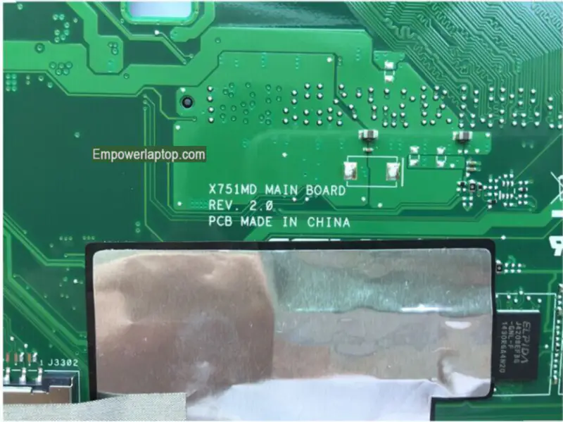 Asus X751M X751MD REV2.0 alaplap