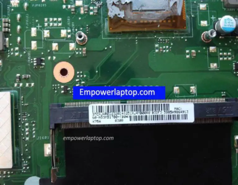 Asus X75 X75A alaplap