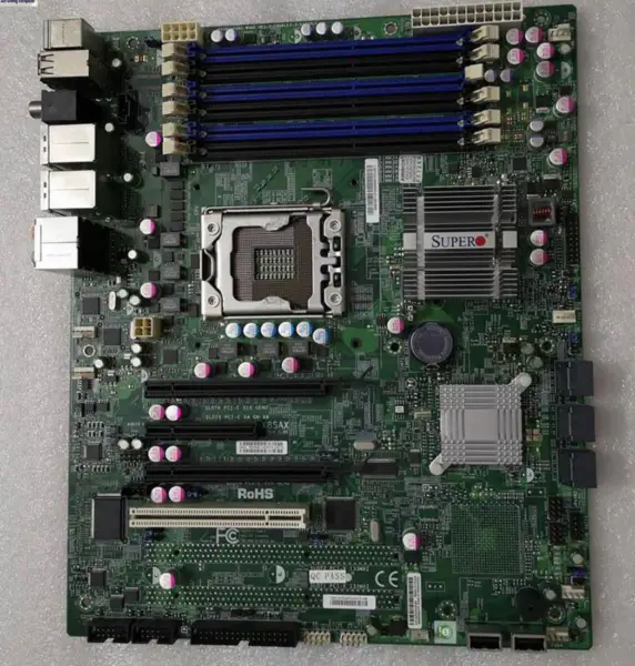 SuperMicro X8SAX REV 2.00 Szerver alaplap LGA 1366 X58 DDR3