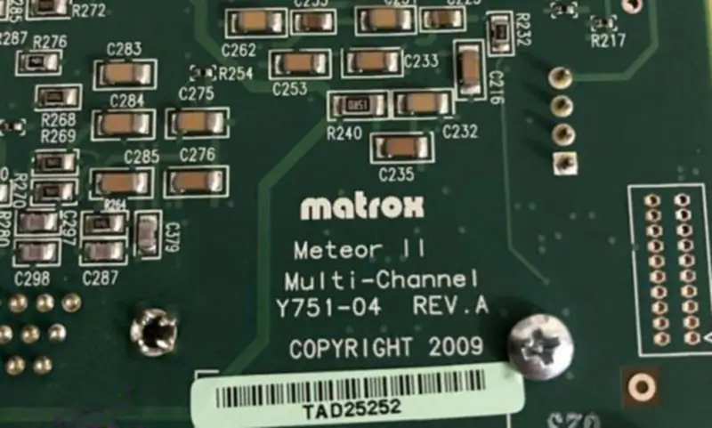 Matrox METEOR2-MC/4* Y751-04 REV.A ipari alaplap