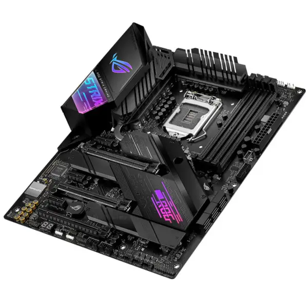 Asus ROG STRIX Z490-E GAMING alaplap DDR4 128GB PCI-E 3.0 M.2 CHAI támogatás 10. generációs Core processzor Z490