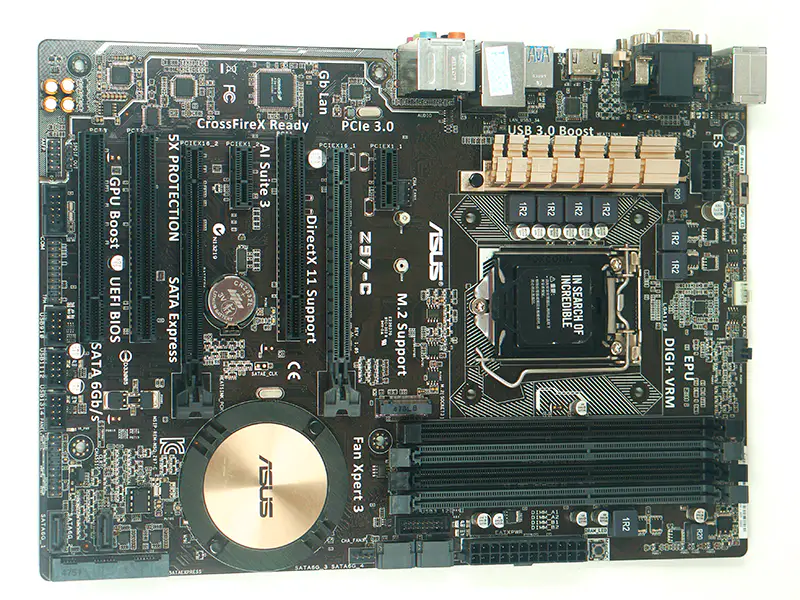 ASUS Z97-C alaplap LGA1150 DDR3 32G ATX