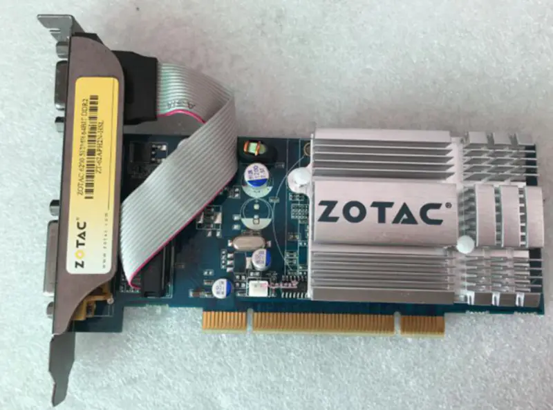 ZOTAC GeForce 6200 512MB 64BIT DDR2 6200 grafikus kártya 512MB 64BIT DDR2 6200