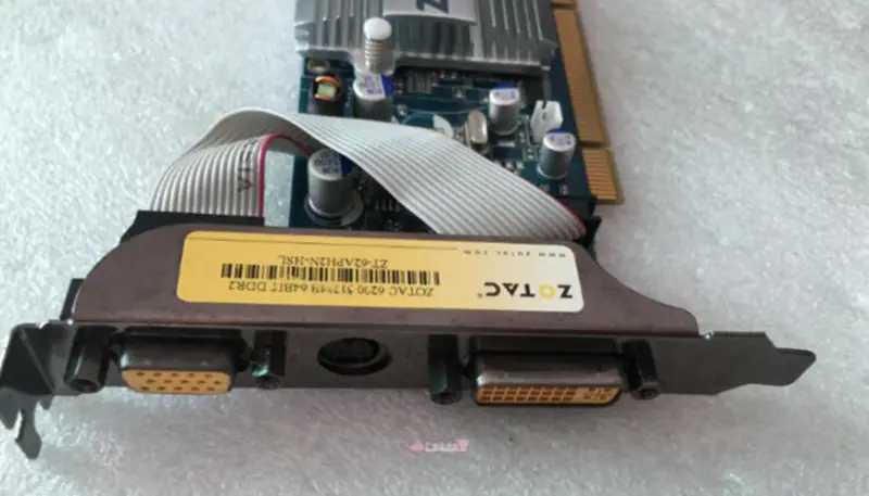 ZOTAC GeForce 6200 512MB 64BIT DDR2 6200 grafikus kártya 512MB 64BIT DDR2 6200