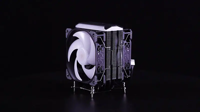 Kettős ventilátorok Cpu hűtés léghűtő a processzorhoz