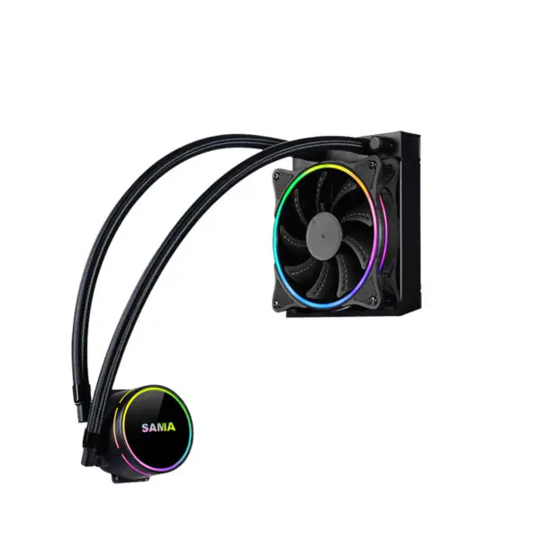 Sama 120 mm-es radiátor Rainbow Pc Para Cpu Rgb folyadékhűtő blokk számítógép Cpu vízhűtők