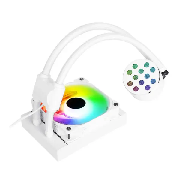 Sama 12cm Aio Cpu hűtő radiátor réz kijelző víz folyadék hűtés Pc Cpu hűtő Rgb izzó alacsonyabb zajszivattyúval