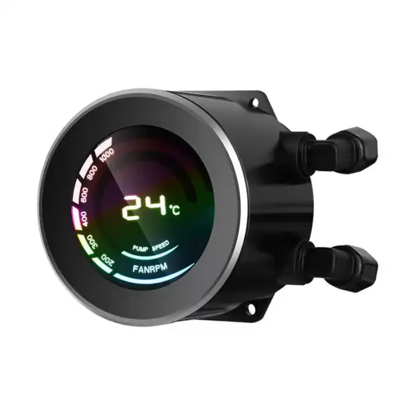 Sama 240 mm-es Aio Cpu folyadékhűtés vízhűtő készlet Pc rendszer Lcd kijelző