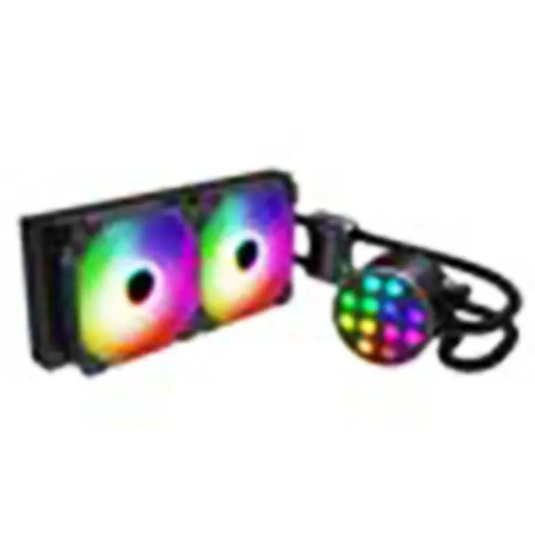 Sama 24cm Aio Cpu hűtő radiátor réz kijelző víz folyadékhűtés Pc Cpu hűtő Rgb izzó alacsonyabb zajszivattyúval
