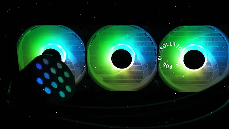 Sama 360mm 240mm 120mm integrált Cpu vízhűtés világítással