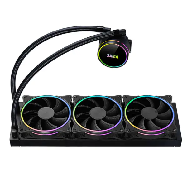 Sama 36cm Aio Cpu hűtő radiátor réz víz folyadék hűtés Pc Cpu hűtő Rgb világítás