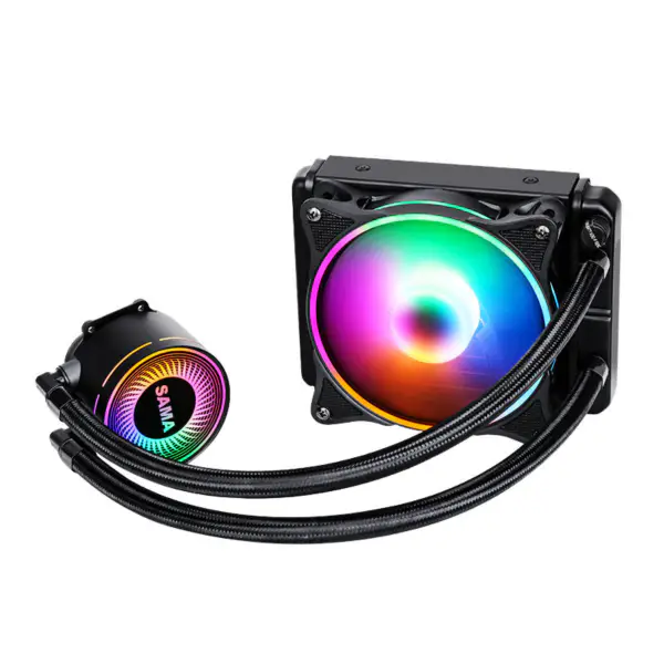 Sama Aio Cpu 120 mm-es radiátor hűtőborda folyékony Rgb hűtő Cpu vízhűtés radiátor Pc játék
