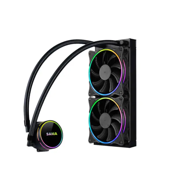 Sama Aio Cpu 240mm-es radiátor hűtőborda folyékony Rgb hűtő Cpu vízhűtés radiátor Pc játék