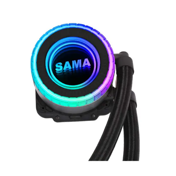 Sama Aio Cpu 240mm-es radiátor Fehér fekete hűtőborda Folyékony Rgb hűtő Cpu Pc számítógép processzor vízhűtés radiátor Pc Gaming
