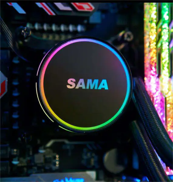Sama Aio Cpu 360 mm-es radiátor hűtőbordák folyékony Rgb hűtő Cpu vízhűtés radiátor Pc Gaming