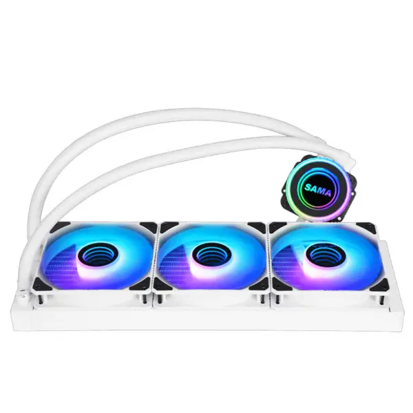 Sama Aio Cpu 360 mm-es radiátor fehér fekete hűtőborda folyékony Rgb hűtő Cpu Pc számítógép processzor vízhűtés radiátor Pc Gaming