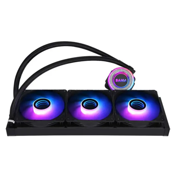 Sama Aio Cpu 360 mm-es radiátor fehér fekete hűtőborda folyékony Rgb hűtő Cpu Pc számítógép processzor vízhűtés radiátor Pc Gaming