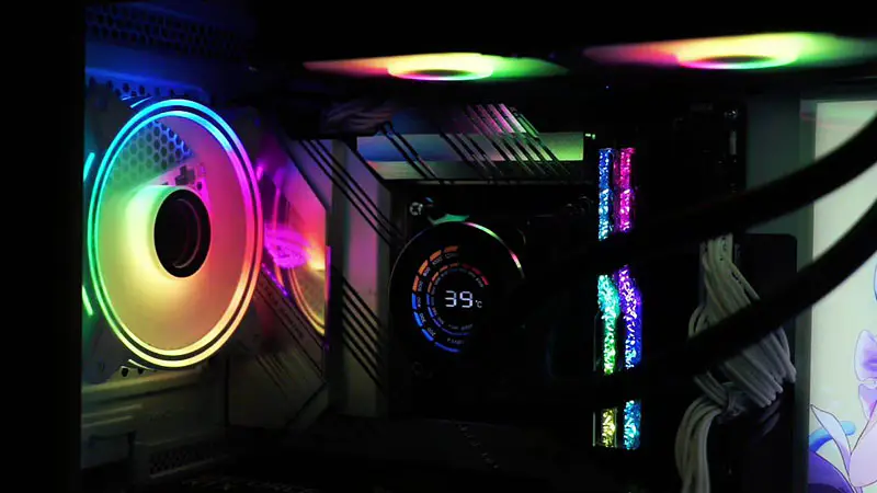 Sama alumínium uszonyok hűtőborda vízhűtés léghűtő színes ventilátorral
