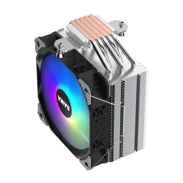 Sama Am4 Am5 Cpu léghűtők 5 Electroplate hőcsövek processzor hűtés 115x/1366/1200/2011/2066/1700 léghűtő