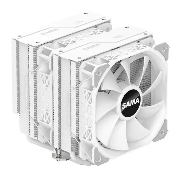 Sama Am4 Am5 Cpu hűtőborda hűtő erős funkcionális ventilátor kettős ventilátor hűtő Cpu processzor hűtés