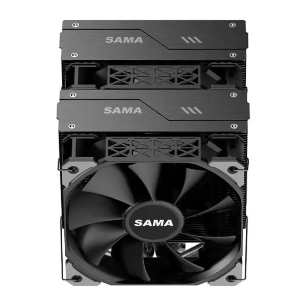 Sama Am4 Am5 Cpu hűtőborda hűtő erős funkcionális ventilátor kettős ventilátor hűtő Cpu processzor hűtés