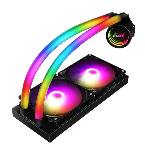 Sama Am4 Am5 Cooler Gaming számítógépes folyadékhűtő Cpu hűtő Argb légszivattyú alacsonyabb zajjal