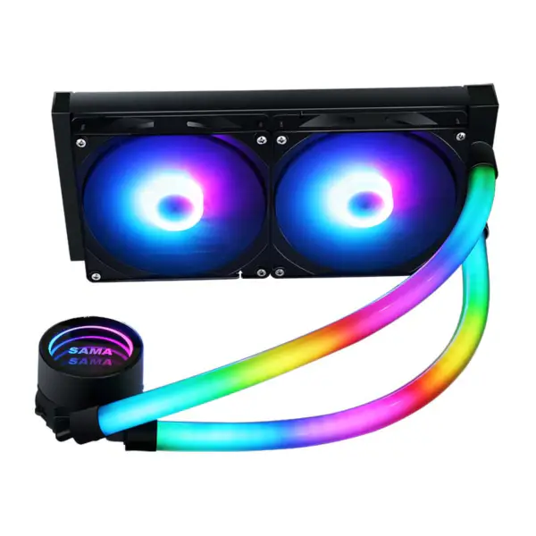 Sama Am4 Am5 Cooler Gaming számítógépes folyadékhűtő Cpu hűtő Argb légszivattyú alacsonyabb zajjal