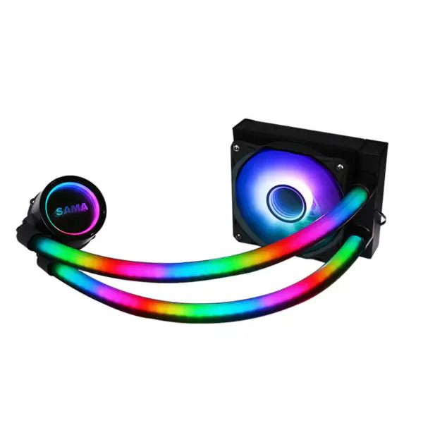 Sama Argb vezérlő egyetlen 12cm Rgb ventilátor Cpu Cpu vízhűtő radiátor