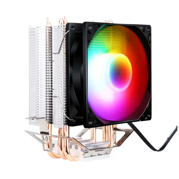 Sama testreszabható logó számítógépes hűtőventilátor 5v 3pin Rgb hűtőborda Pc Intel Amd Cpu léghűtő 3 hőcső 40000h Cpu hűtő 40000h Cpu hűtő